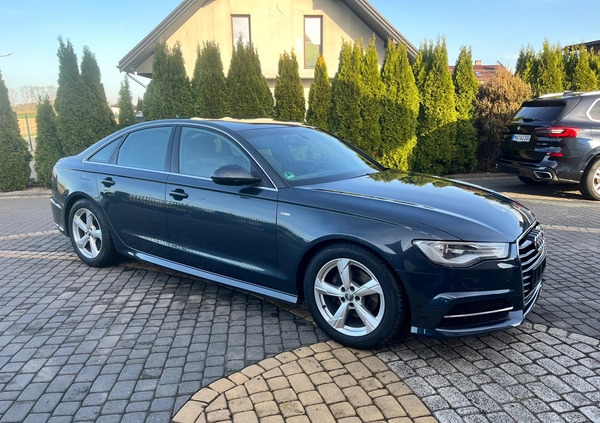 Audi A6 cena 75500 przebieg: 216000, rok produkcji 2015 z Siedlce małe 211